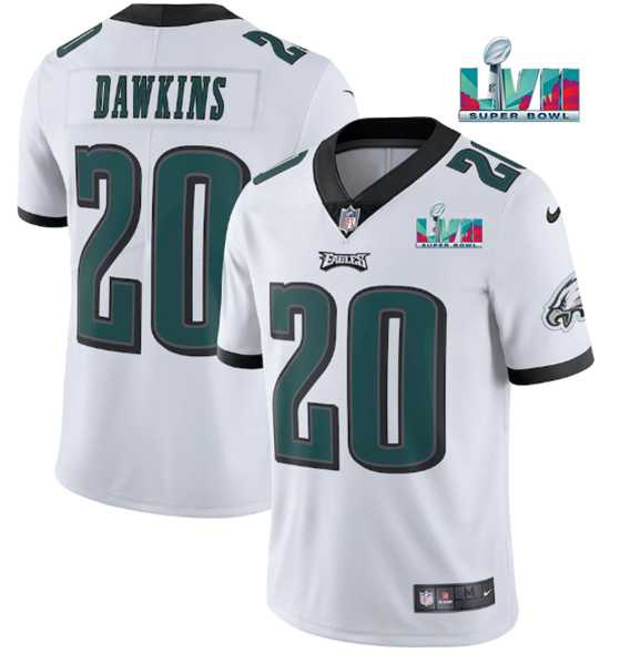 Men & Women & Youth Philadelphia Eagles #20 Brian Dawkins White Super Bowl LVII Patch Vapor Untouchable Limited Stitched Jersey,We sell and wholesale Men & Women & Youth Philadelphia Eagles #20 Brian Dawkins White Super Bowl LVII Patch Vapor Untouchable Limited Stitched Jersey on line form chian!